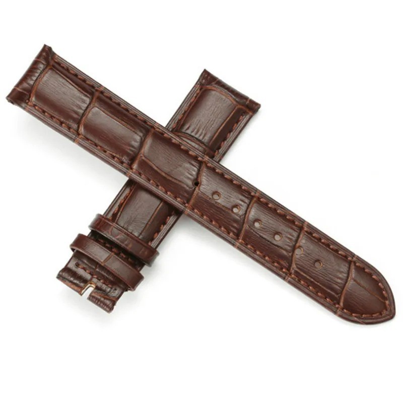 Genuine Leather Mens Watch Strap Band Brown Black 12mm 14mm 16mm 18mm 20mm 22mm