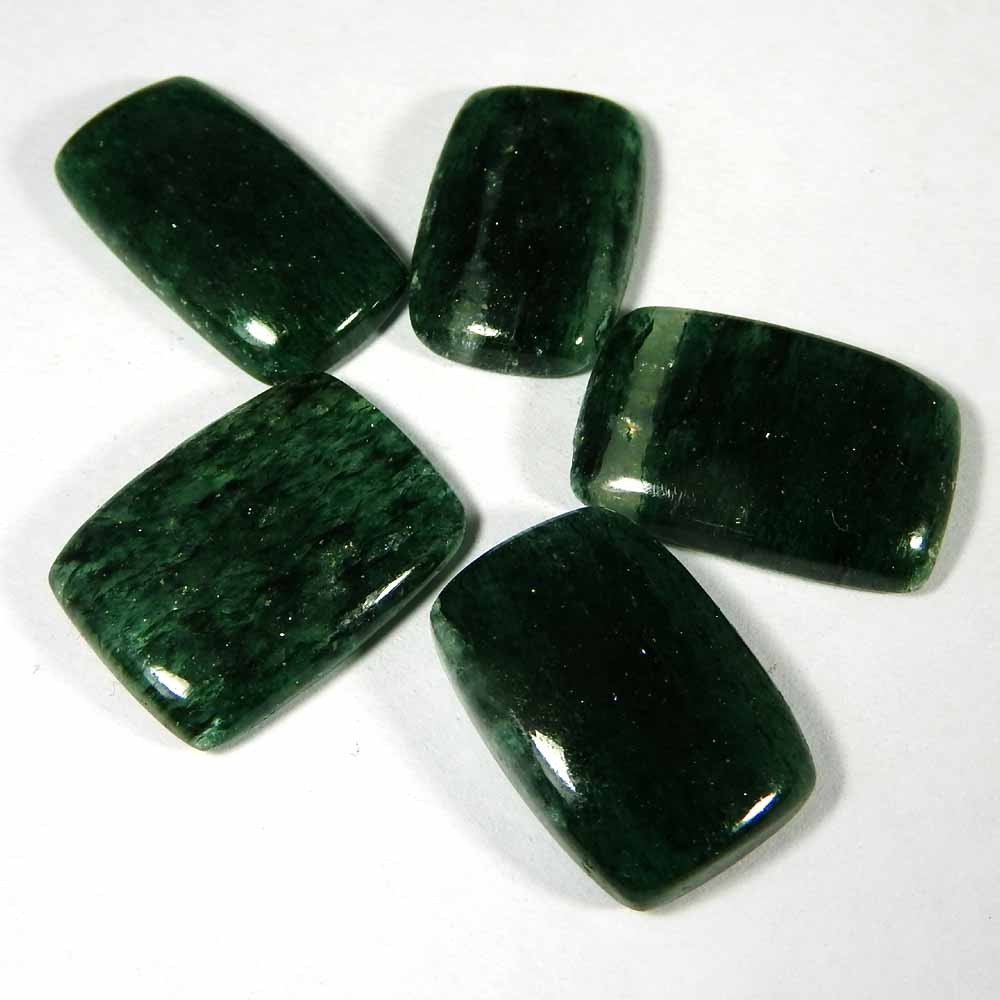 80.85Cts100%Natural Green Aventurine Cushion Cabochon Loose Gemstone.lot