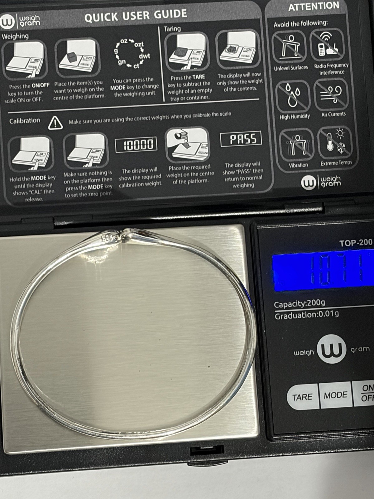 Sterling Silver 925 Bracelet (10.7g) & Ring (2.32g)