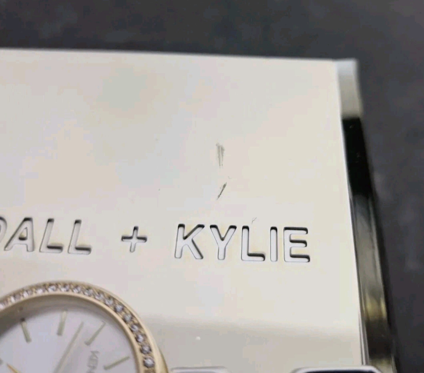 Brand New Kendall & Kylie Diamante Watch, New in Gold Lid Box. See Description.