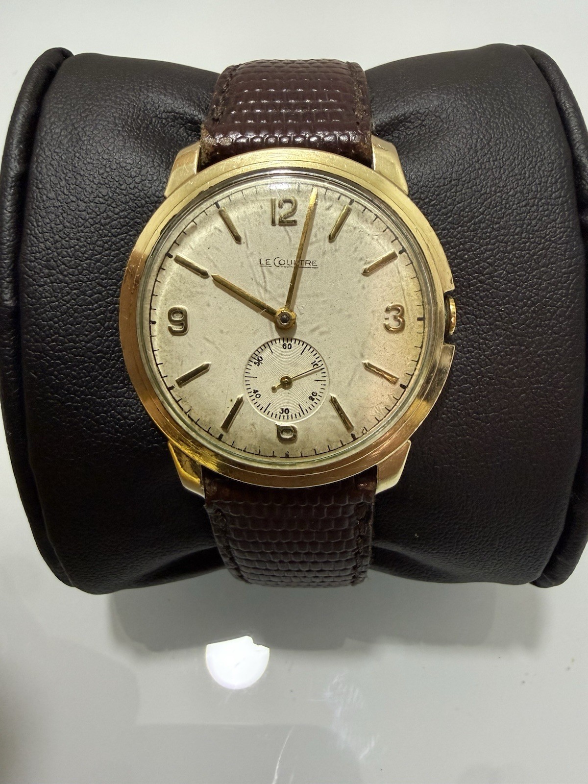 Vintage LeCoultre Manual Wind 10K Gold Filled Men’s Watch Small Seconds 1950s