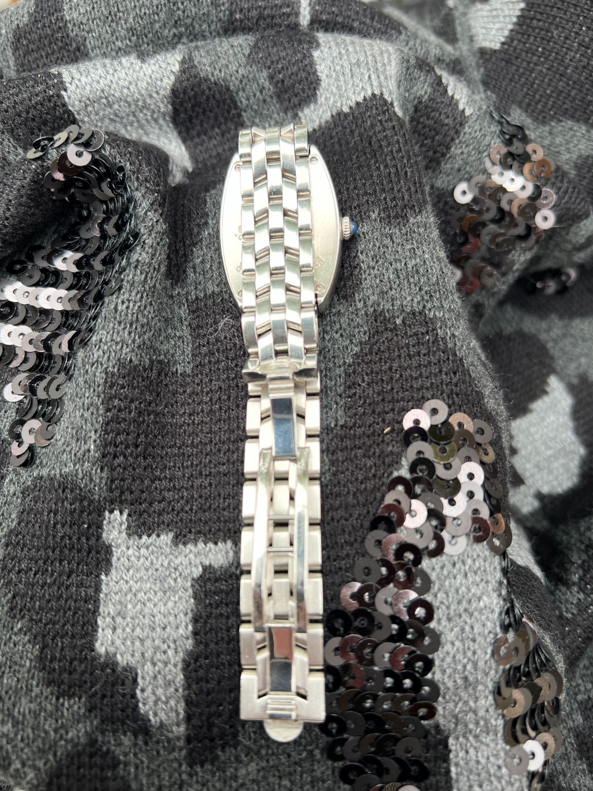 FRANCK MULLER CURVEX DIAMOND BEZEL QUARTZ 1752QZDP LADIES WATCH