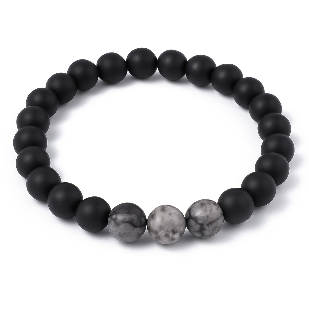 Milestone Birthday Bead Bracelet Gift for Him -21st 30th 40th 50th 60th 70th Men