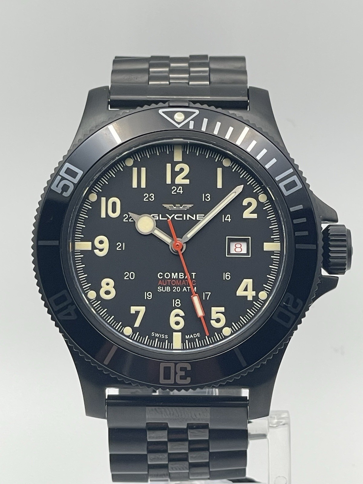 Glycine Combat Sub 48mm GL0241 Swiss Automatic Sapphire Crystal