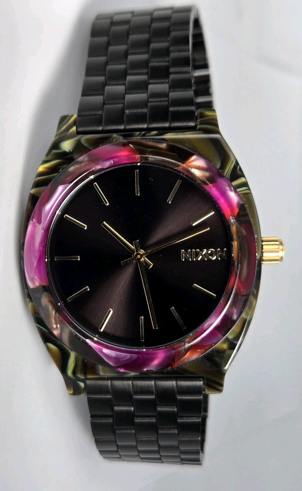 NIKON MORE IS MORE WOMEN’S STAINLESS STEEL 39mm WATER RESISTAN BLACK DIAL