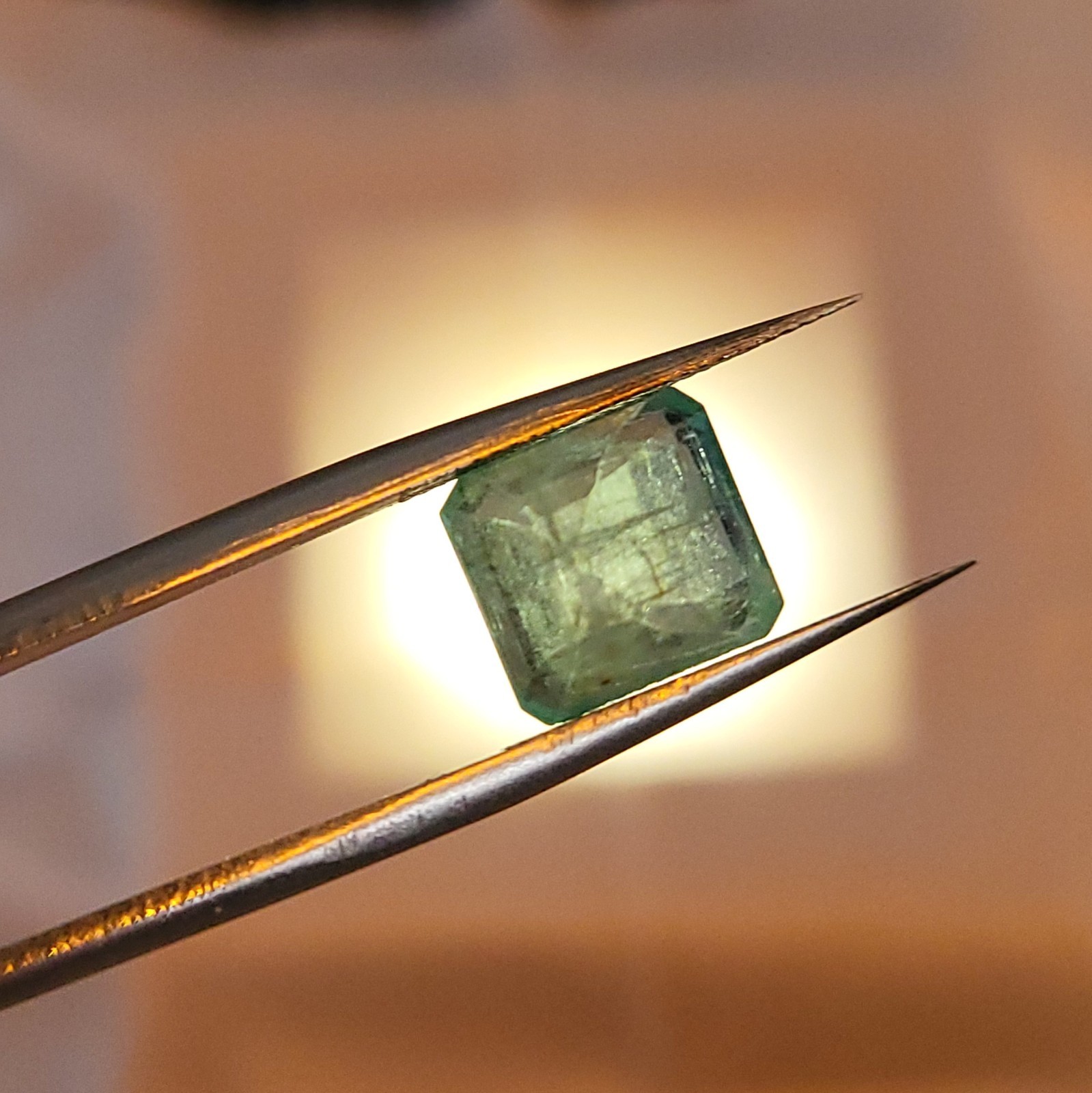 Top Natural Untreated Certified Vivid Green Ethiopian Transparent Emerald 4.55ct