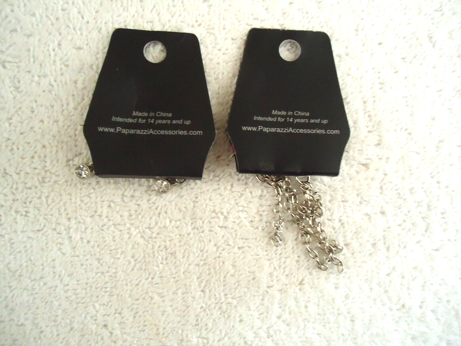 Lot Of 2 Packs ” NWOT ” Paparazzi Earrings ” Great Gift Items ” See All Pics “