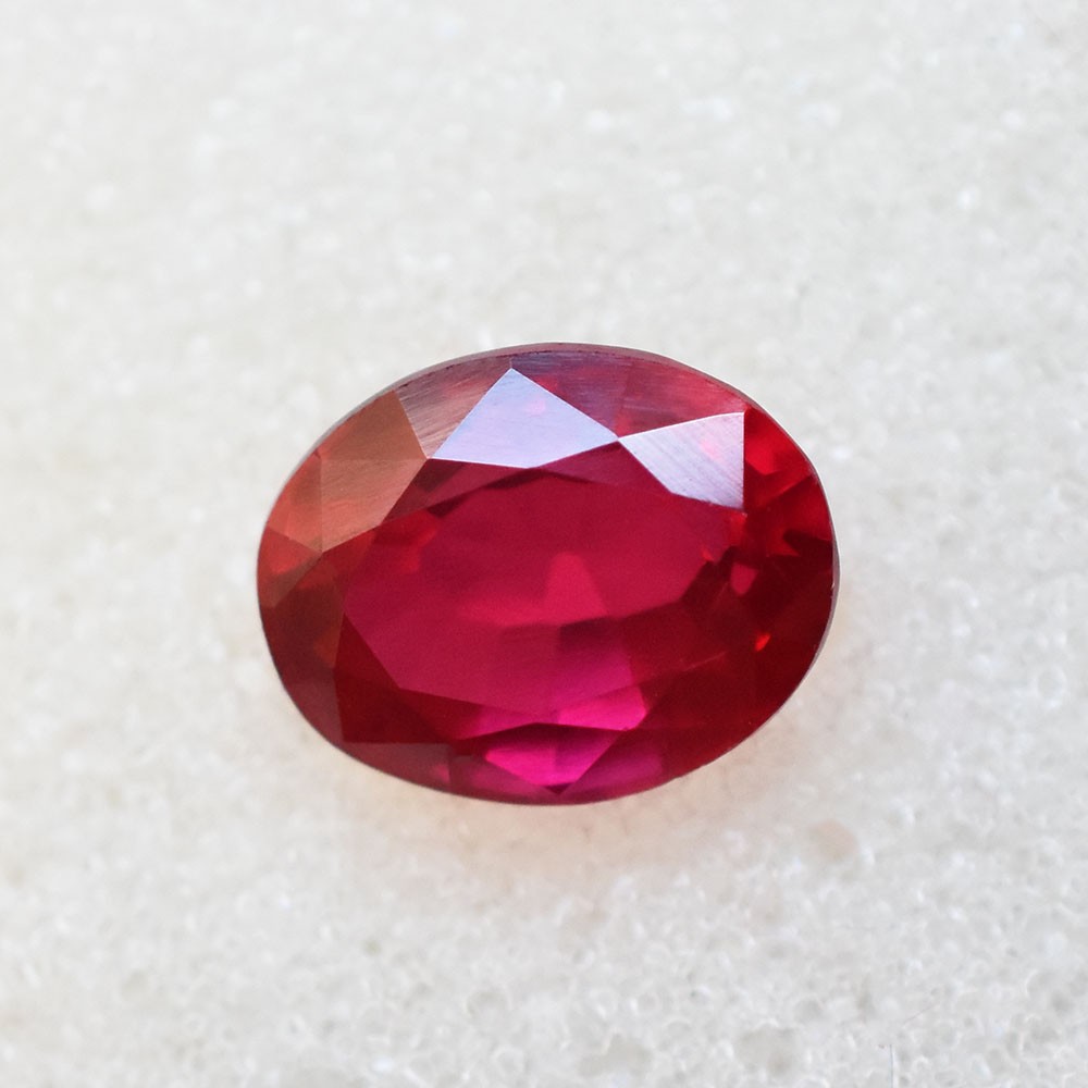 Stunning 10x8mm Oval Shape NATURAL Red Ruby CERTIFIED Loose Gemstone For Her/Him