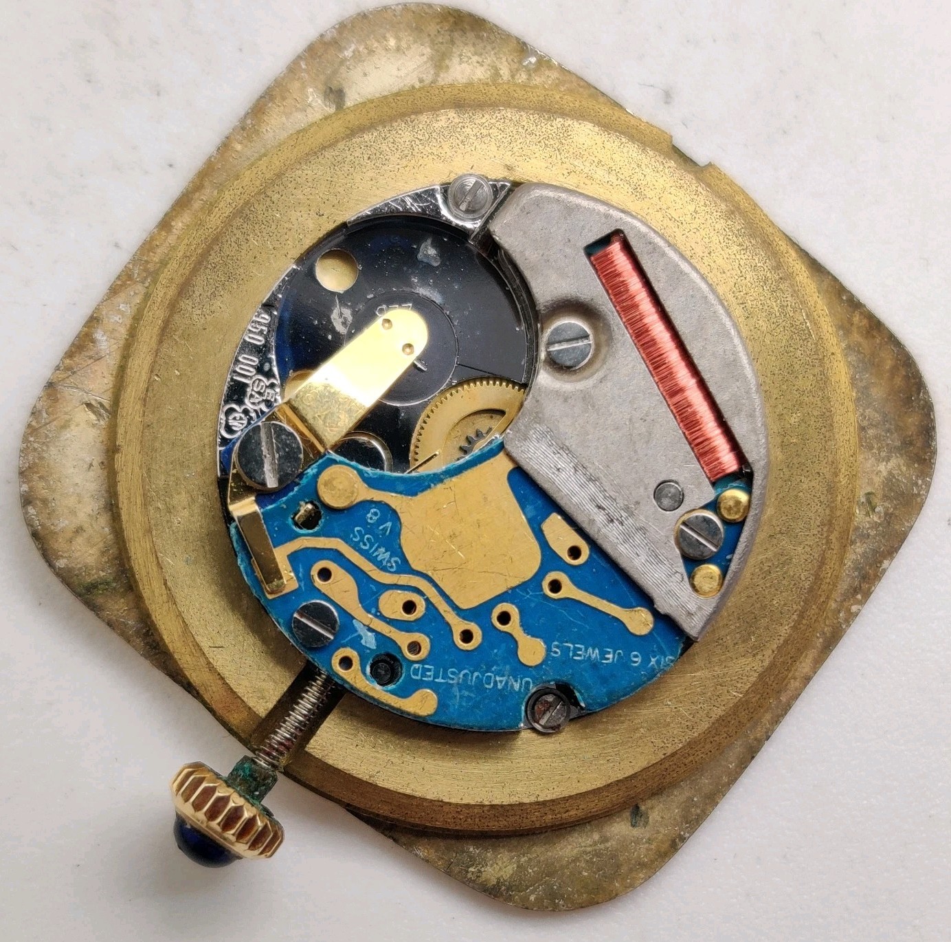 Baume & Mercier ETA Cal. 950.001 Swiss quartz watch movement For Repair