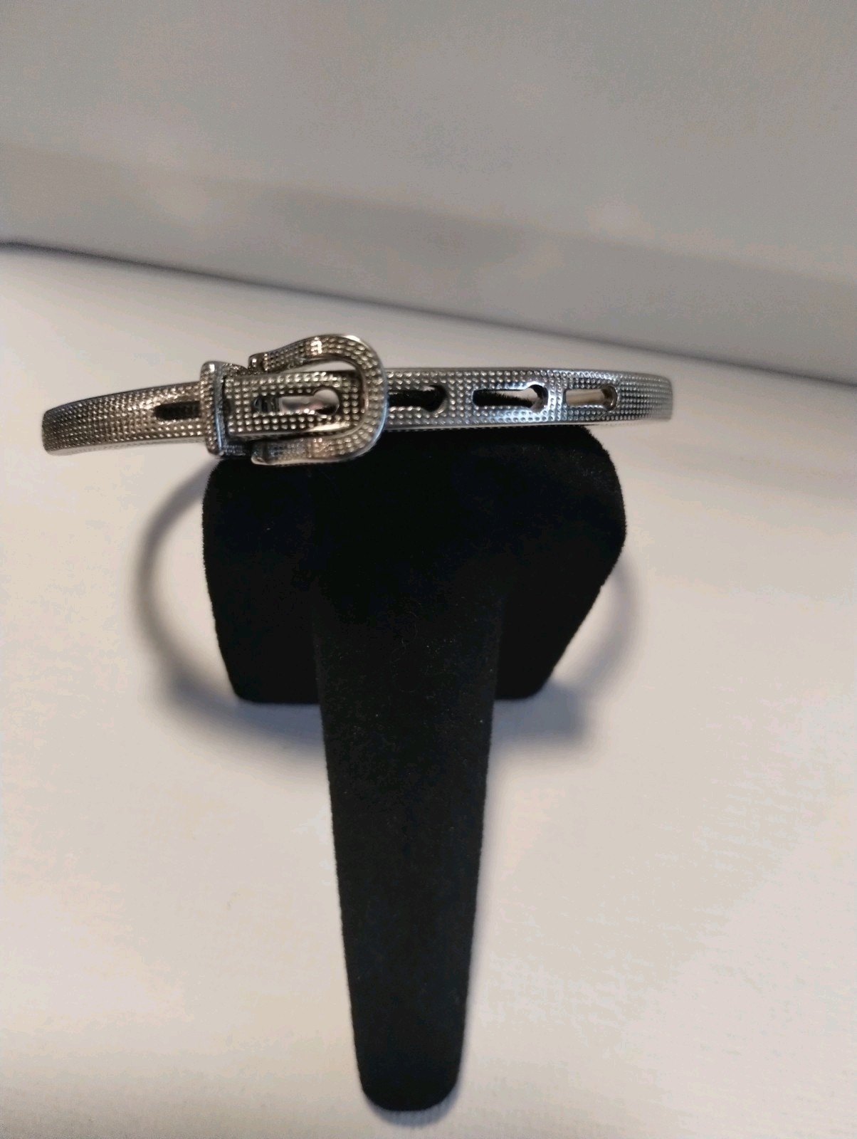 Morganique Quartz Adjustable Bangle Bracelet In 316L Stainless Steel 6.50-7.87in