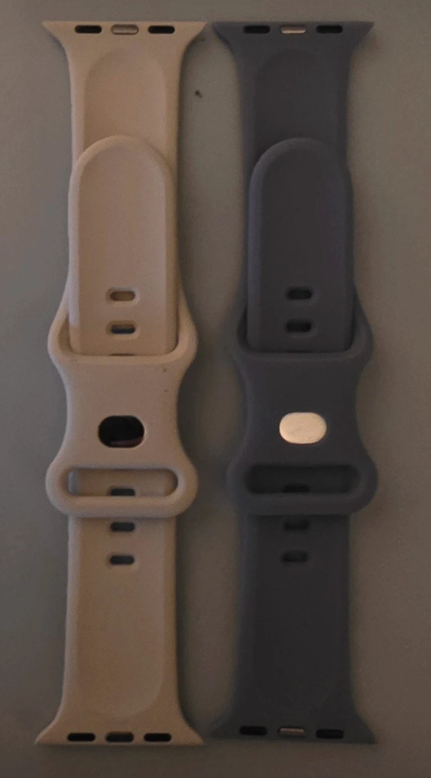 iWatch Replacement Bands Grey & Beige with engravings