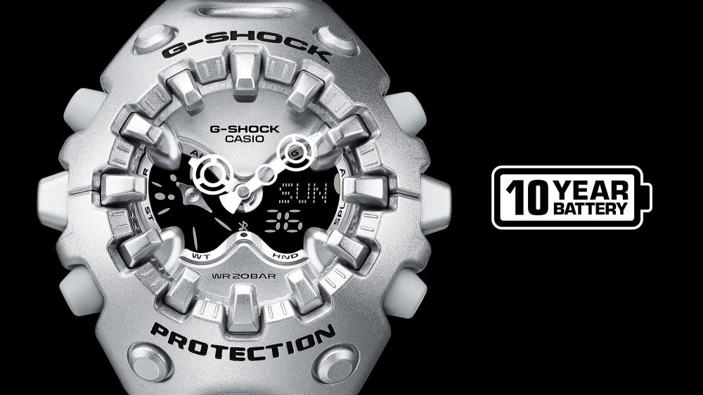 CASIO G Shock GA V01 SERIES GA V01A 8AJF Silver Dial Brand New Watch Men’s