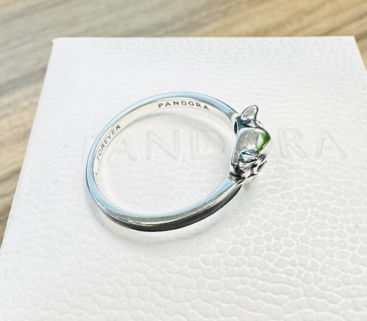 Pandora Black Panther Ring 194223C01 +FREE GIFT BOX +Polish cloth ~Choose Size
