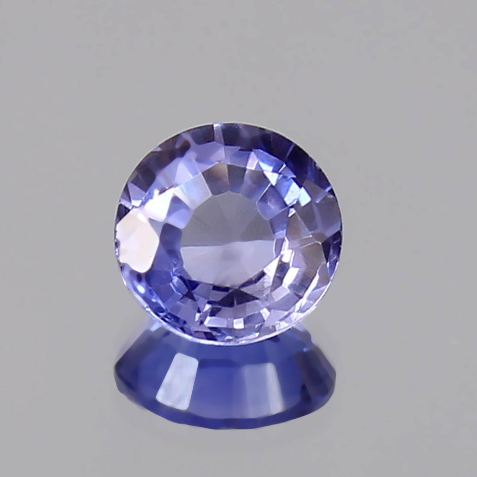 AAA Natural Pastel Blue Montana Yogo Sapphire Loose Round Gemstone Cut 7.60 MM
