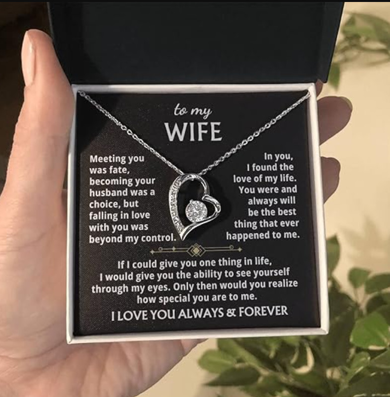 Jewelry To My Wife – The Best Thing That Ever Happened To Me, Forever Love Neckl