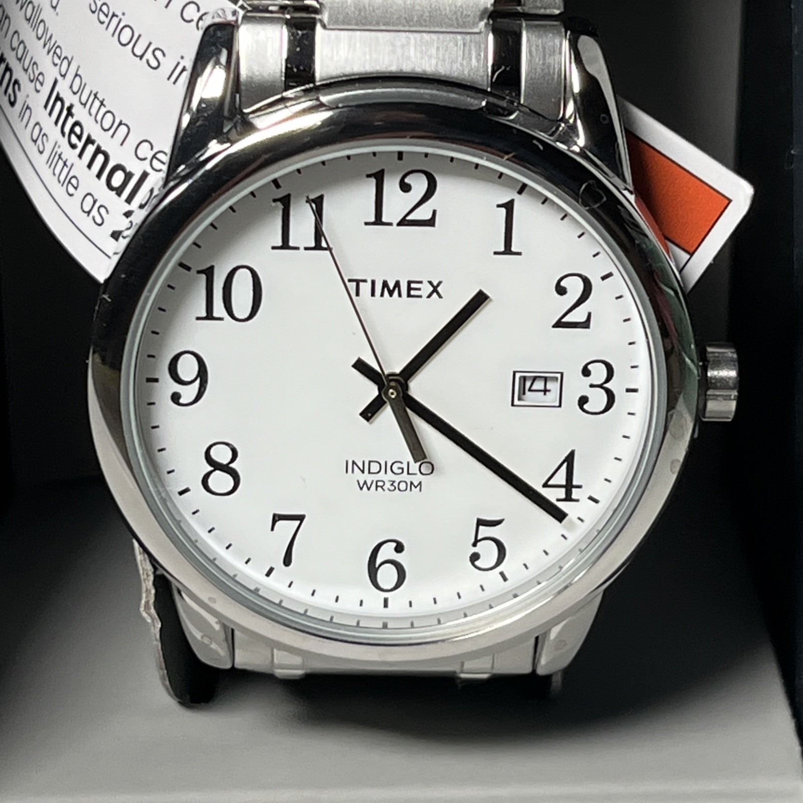 Timex Men’s Watch TW2P81300 Easy Reader Date 38mm Expansion Band New
