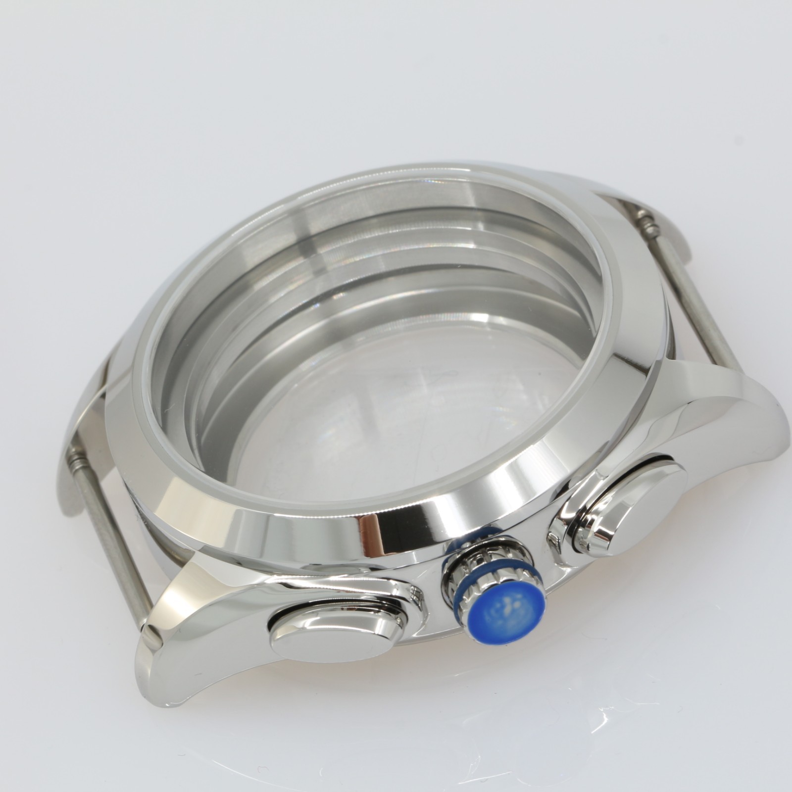 Watch Case for ETA Valjoux 7750 / 7753 Chronograph Sapphire 316L 42mm 10 ATM NEW