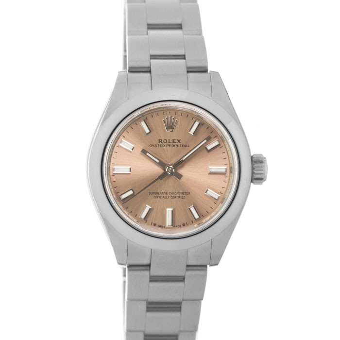 ROLEX Oyster Perpetual 28 276200 Pink Warranty 2021 Box/Paper