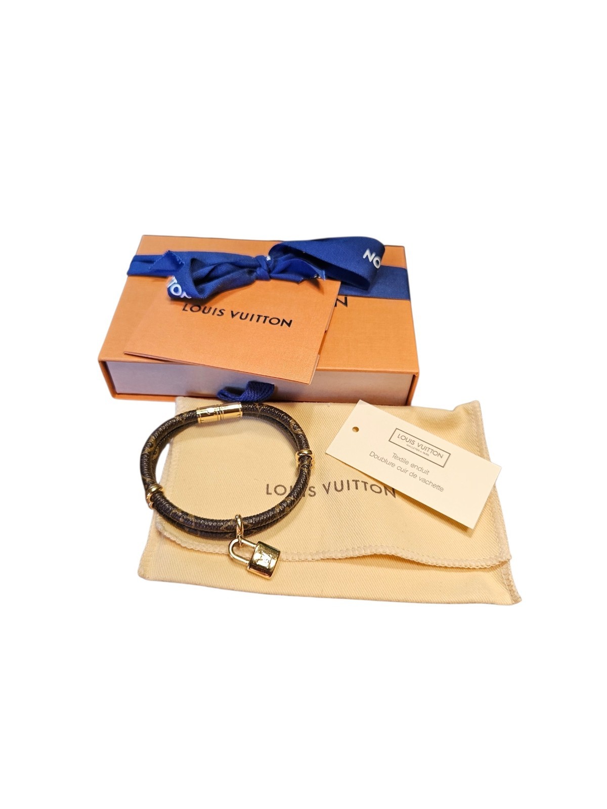 Louis Vuitton Keep It Twice Monogram Bracelet (Model M6640E)