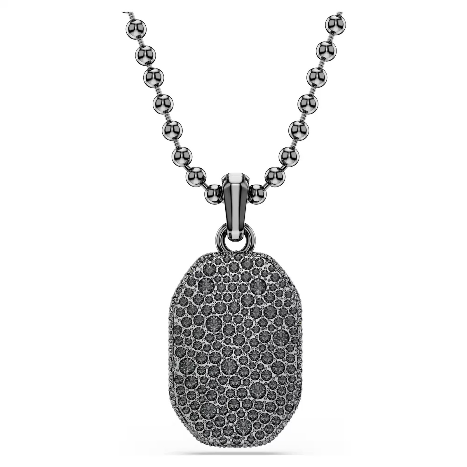 Swarovski Dextera Octagon Pendant, Octagon Shape, Black, Ruthenium 5724595
