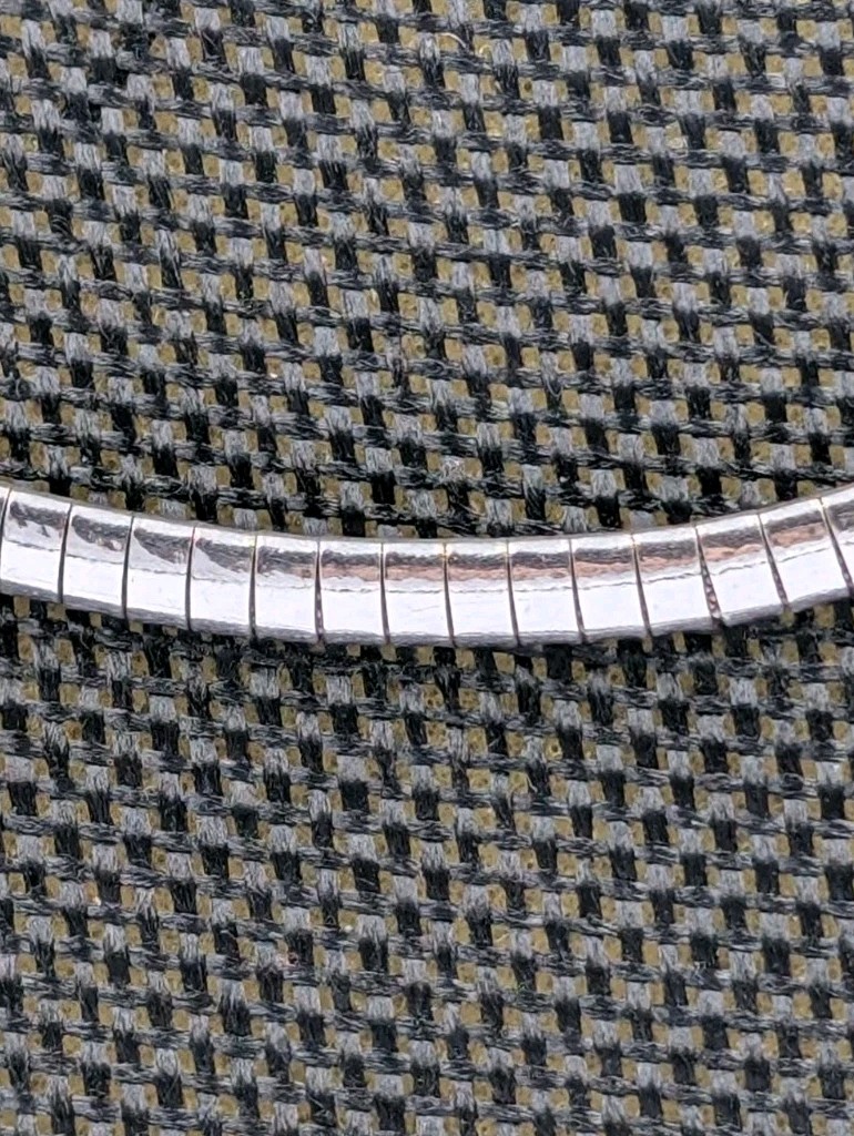 By RCI Vintage Sterling Silver 4mm Omega Italian Chain 925 Necklace 18″ – 20.1g