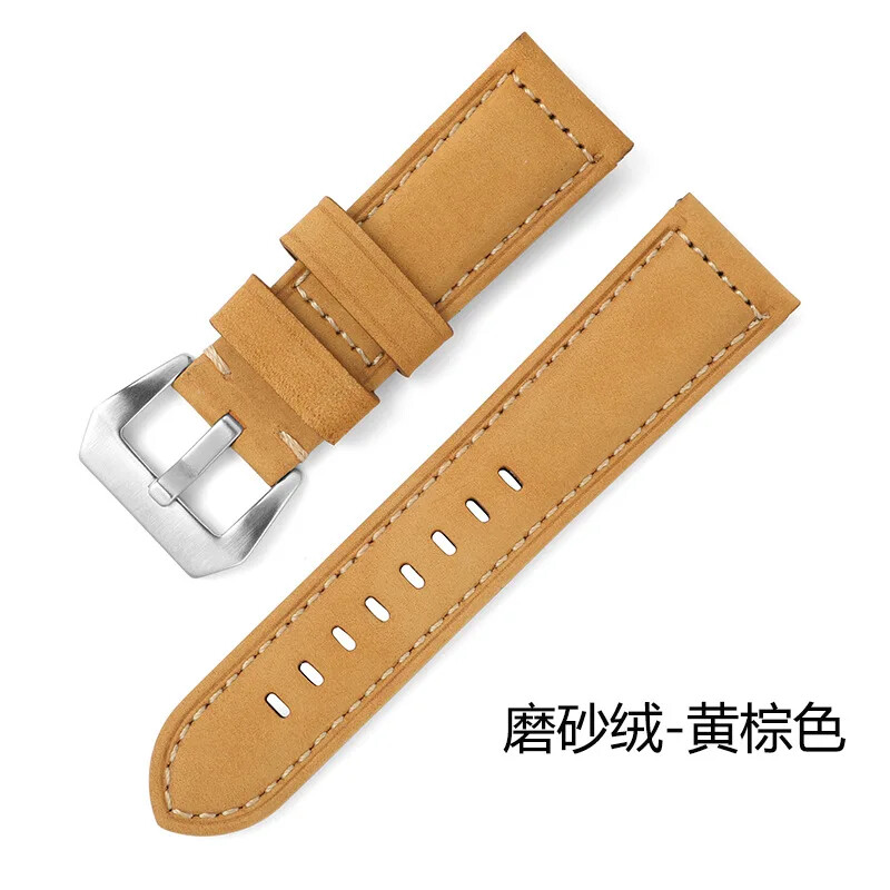 Vintage Classic Buckle Cow Genuine Leather Watch Band 20mm 22mm 24mm 26mm Strap
