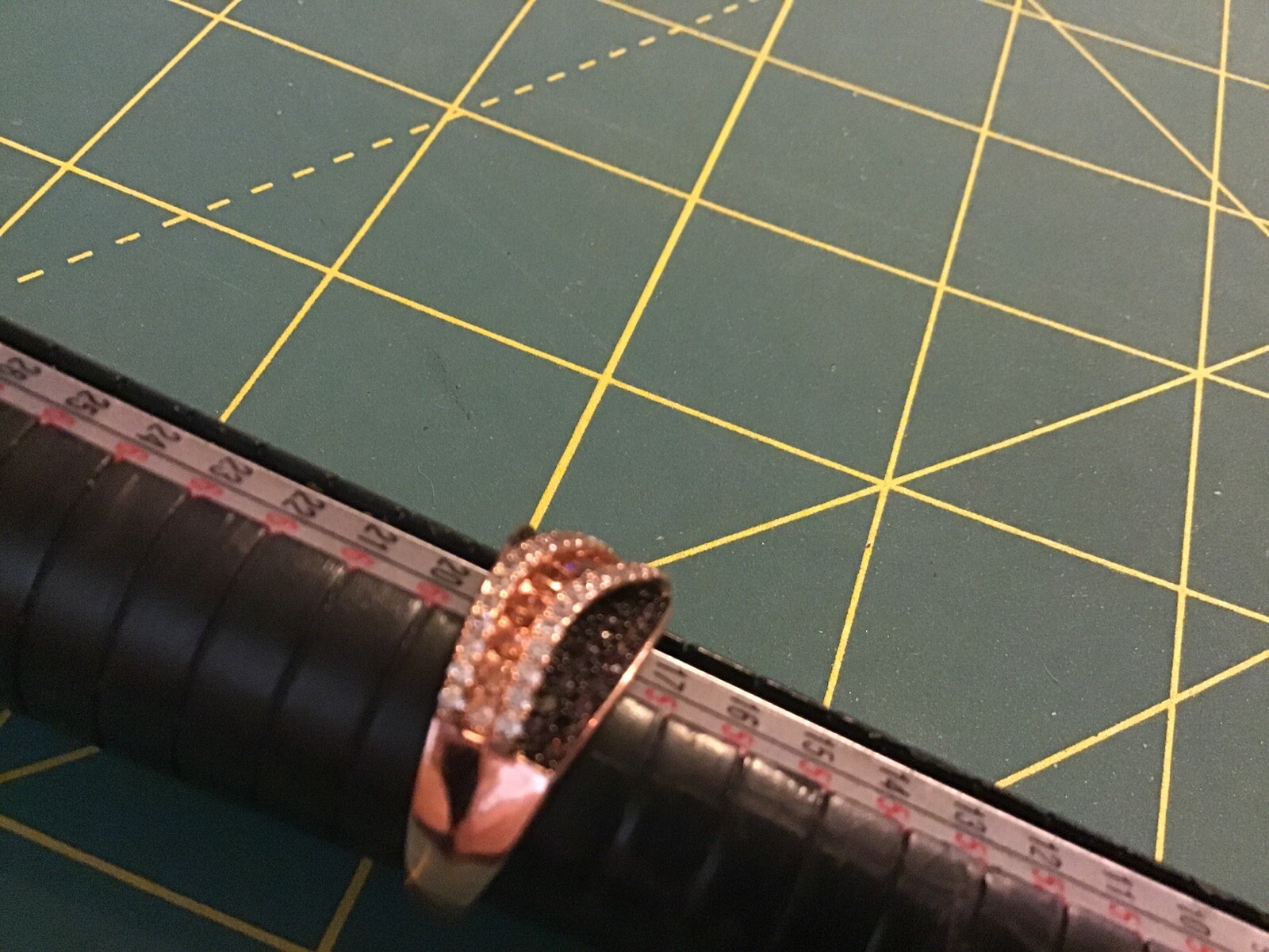 Fuzion Creations CZ “Ring Sterling Silver Size 8.5 CN FZN
