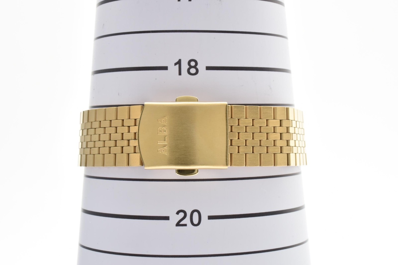 [NEAR MINT] SEIKO ALBA 7N33-K003 Quartz Day Date Gold Tone Men?s Watch Japan