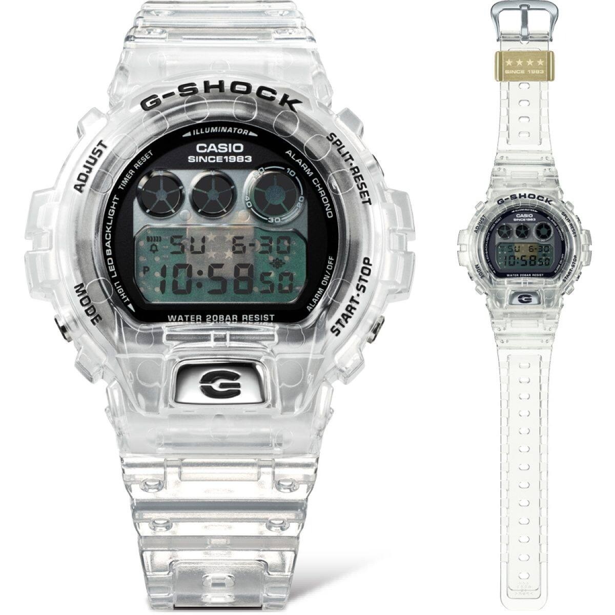 Casio G-Shock 40th Anniversary Clear Remix DW-6940RX-7 Digital New Men’s Watch