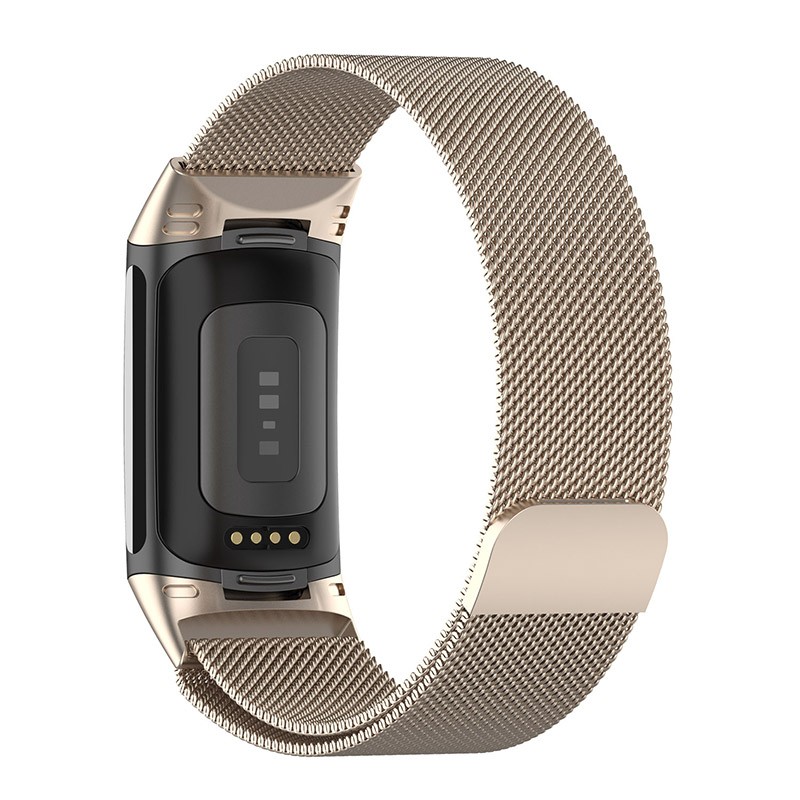 For Fitbit Charge 6 Replacement Strap Metal Milanese Magnetic Loop Steel Band