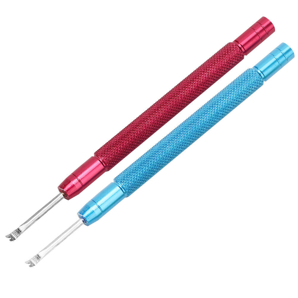 2PCS Metal Precision Watch Hand Remover Pin Lever Replace Watchmaker Repair Tool