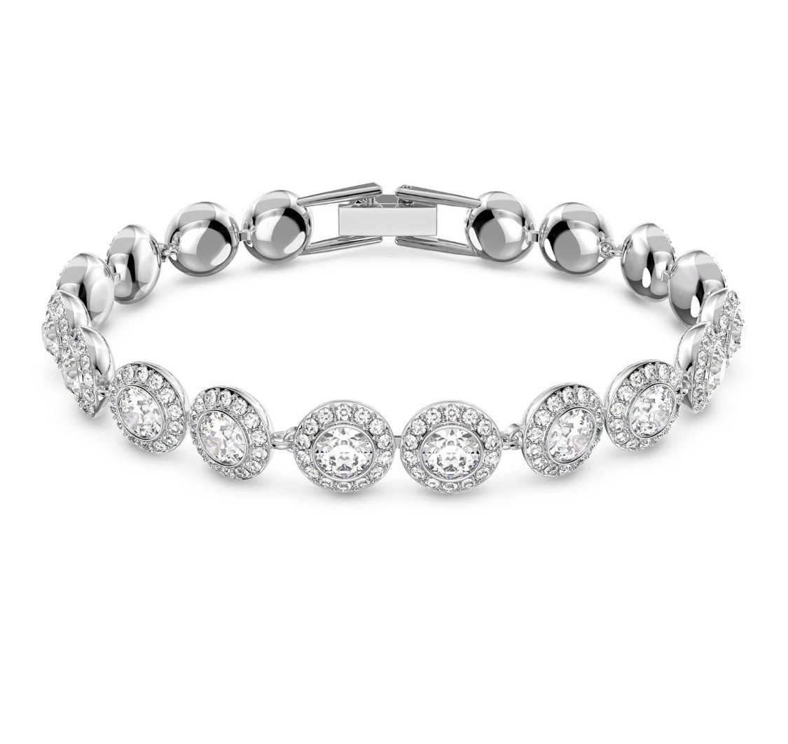 Swarovski Una Angelic Set, Necklace, Earrings & Bracelet, Round Cut 5367853