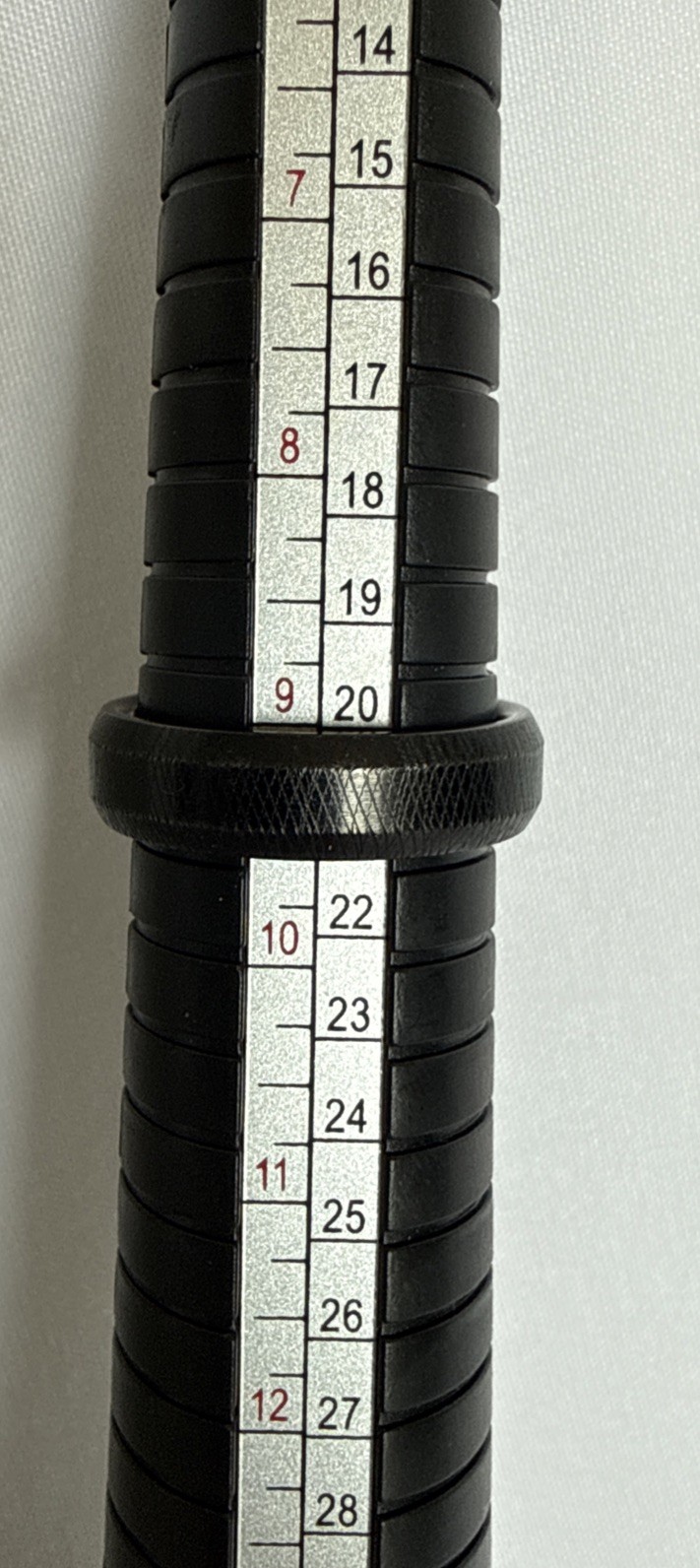 Triton Tungsten Black Carbide TC 850 Men’s Ring Band Sz 9.25 Cut Design