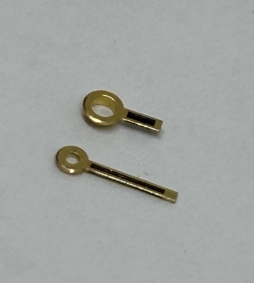 Bulova Watch Hands Set For Cal. 6CL Mechanical Manual Wind Movement Gold Tone