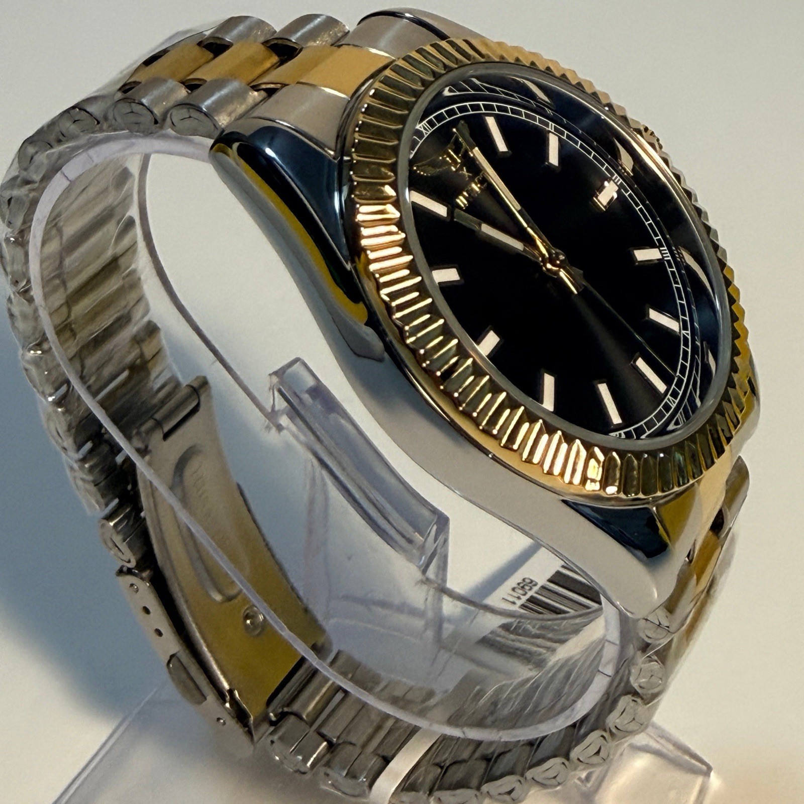 69011 Invicta Specialty Mens Watch 40mm Gold Tone Stainless Steel Black Dial
