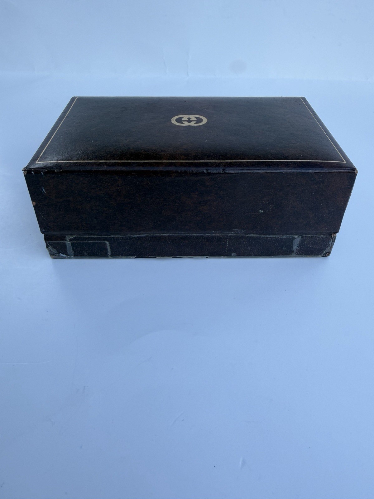 GUCCI 1100-L Change Bezel Gold Bangle Quartz Ladies Watch w/ Box