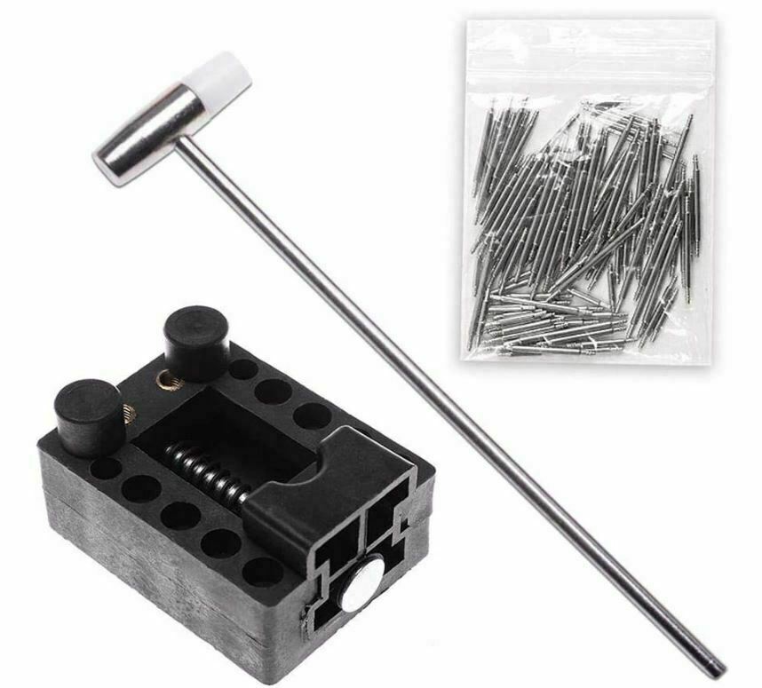 147PCS Watch Repair Kit Watch Battery Replacement Tool Kit Watch Remover Tool US