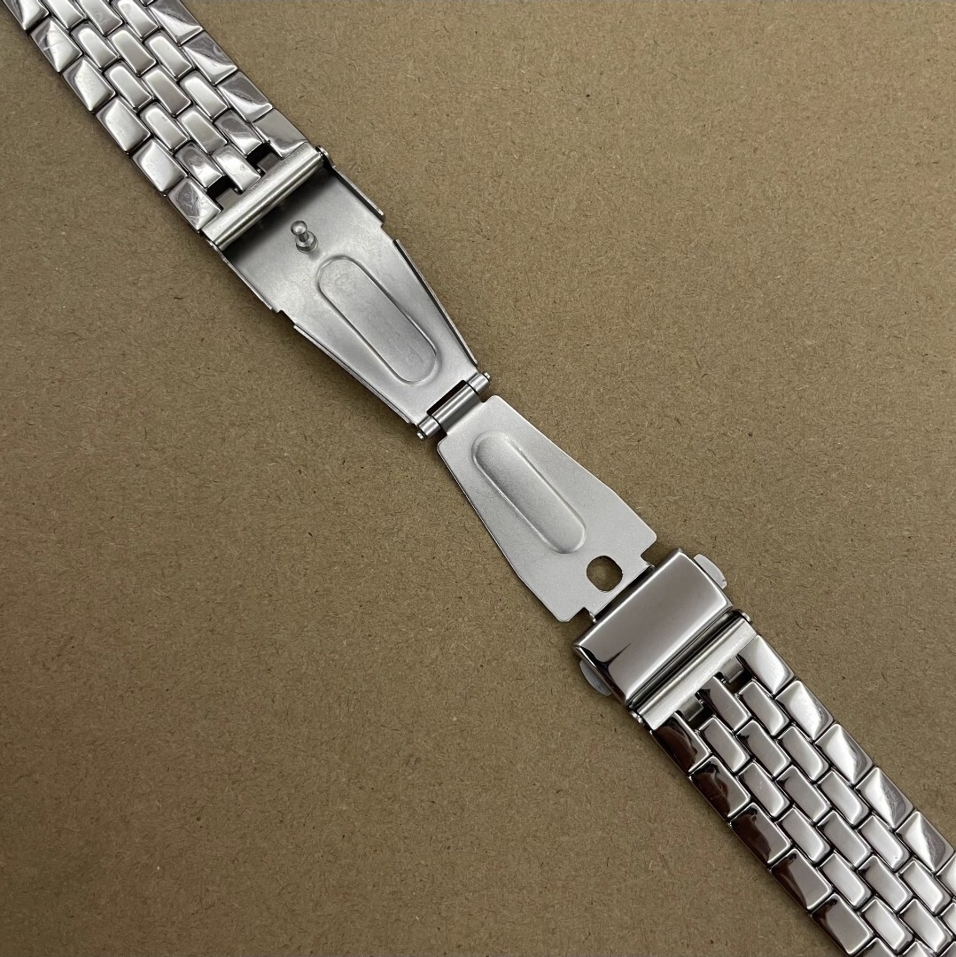20mm stainless steel watch accessories watch bracelet/strap, silver watch chain