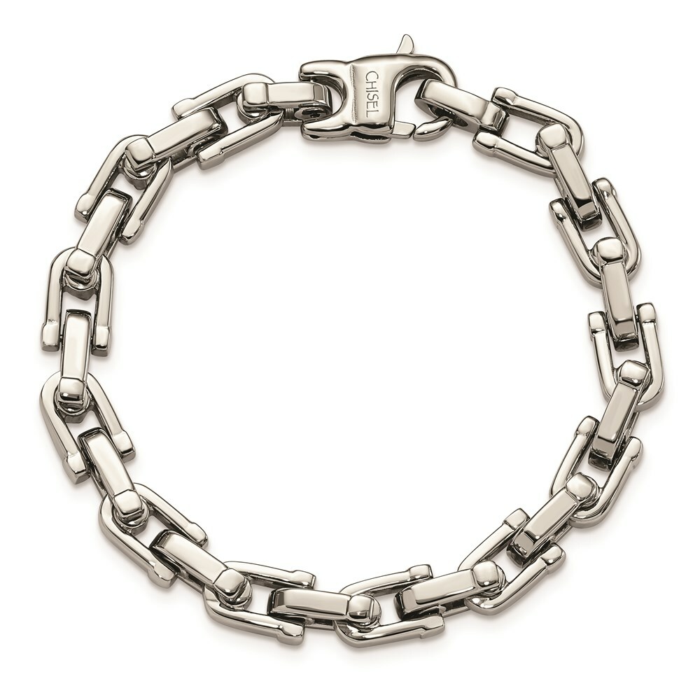 Stainless Steel Polished 8.5in Bracelet