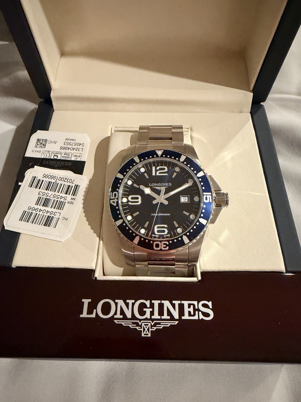 Longines HydroConquest Automatic Blue Dial Men’s Watch L38404966