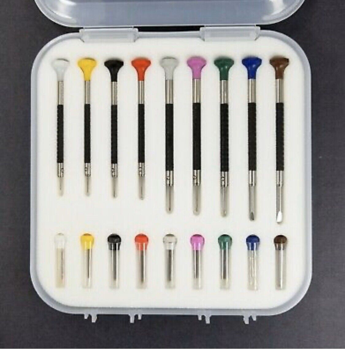 TIMELAB Watch Jewelry Repair Tools Precision Screwdriver FLAT HEAD Blade 9PCS