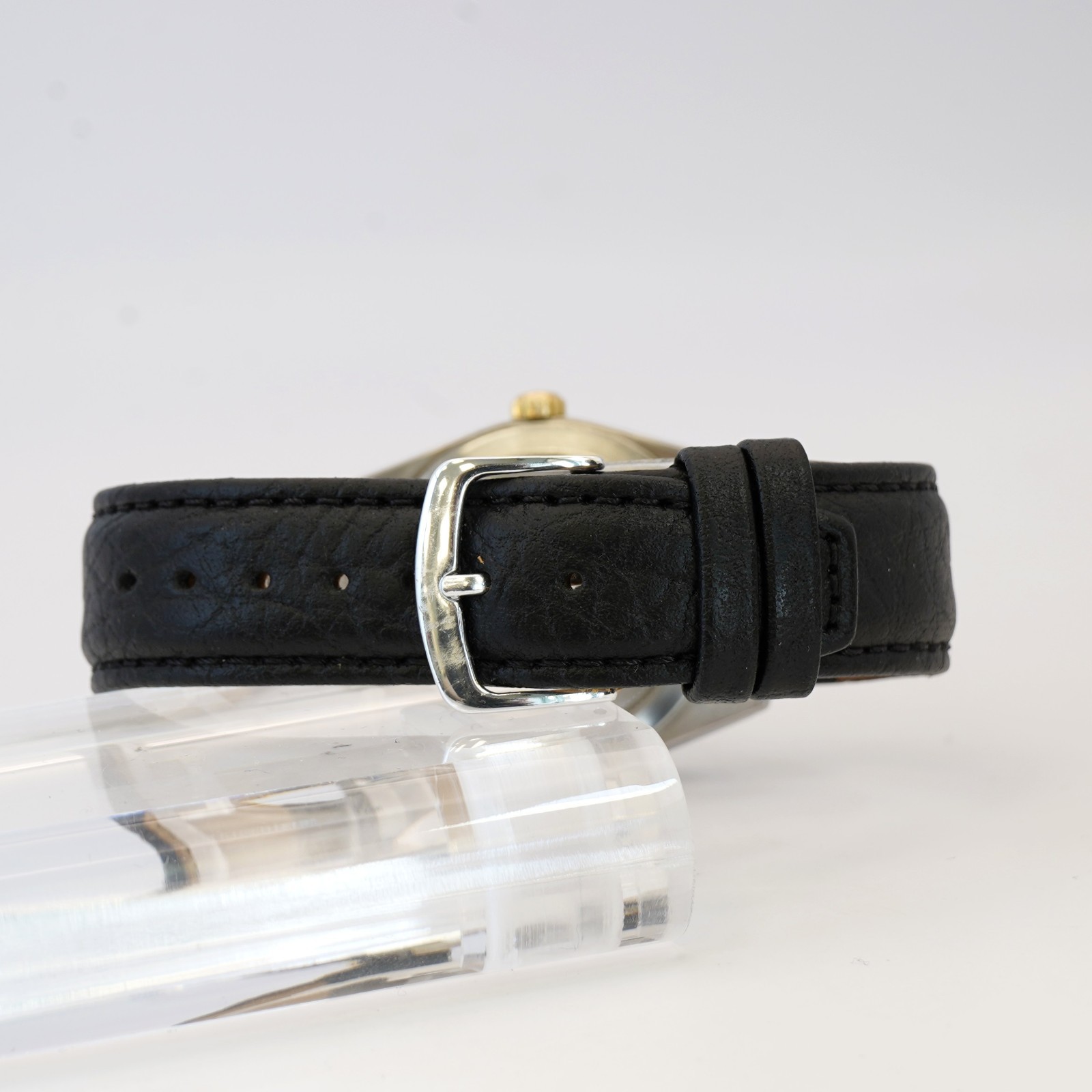 2000s Tudor Prince Date 74033 Watch Linen Dial 34mm Automatic Wristwatch
