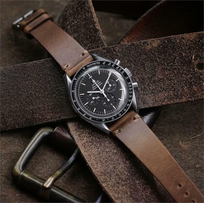 Horween Leather Watch Bands for Men 18 19 20 21 22mm Quick Release Strap