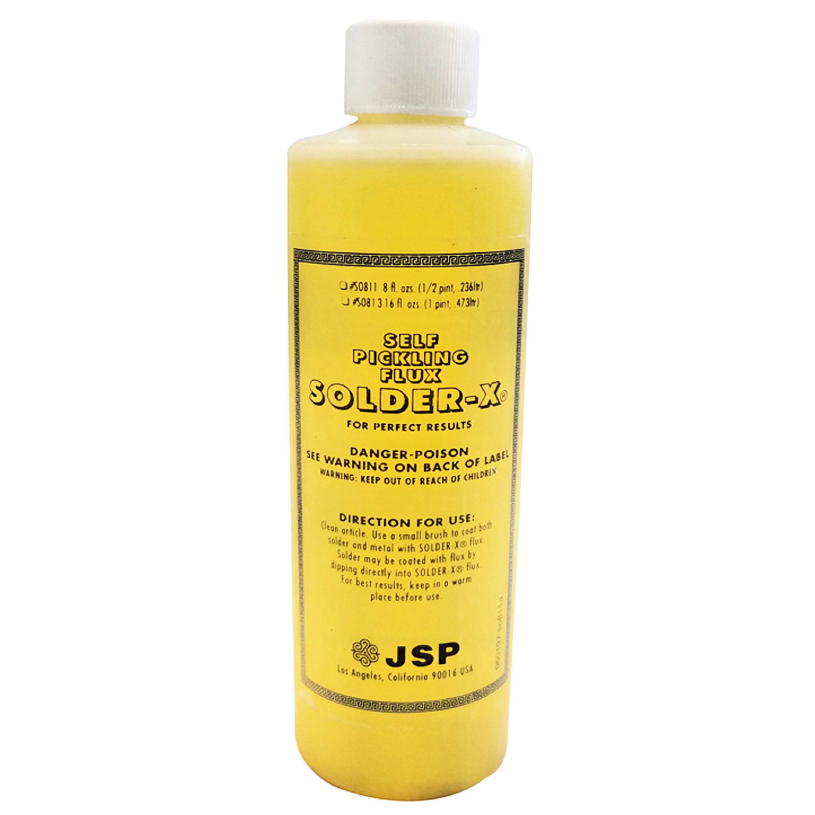 SOLDER-X SELF PICKLING FLUX JEWELRY SOLDERING HARD GOLD SILVER 8 Oz
