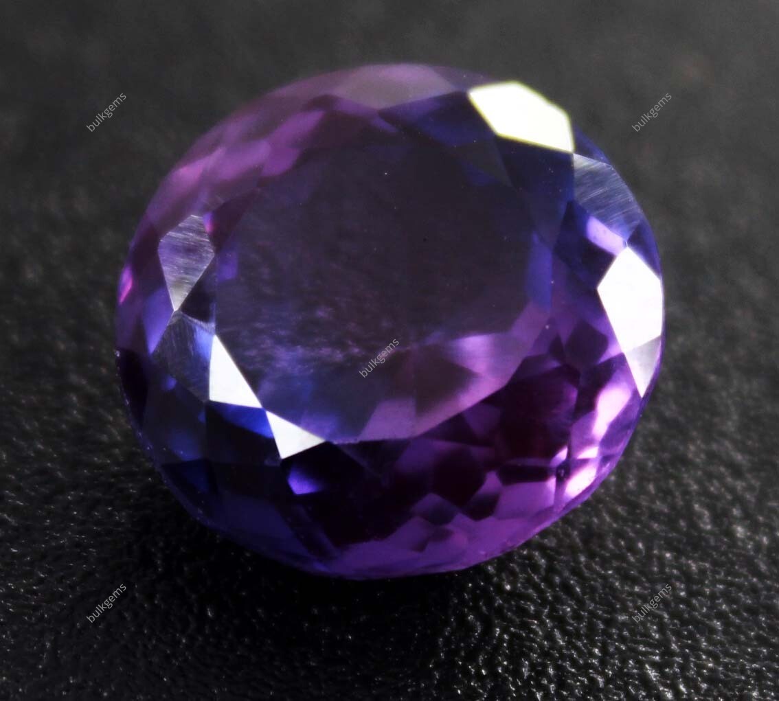 10 Ct Extremely Rare Natural Purple Tanzanite Round Certified Loose Gemstone