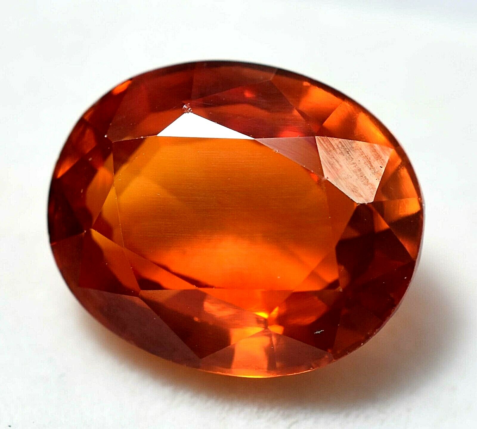 14.85 Ct Natural Padparadscha Sapphire GGL Certified Oval Cut Treated Gemstone