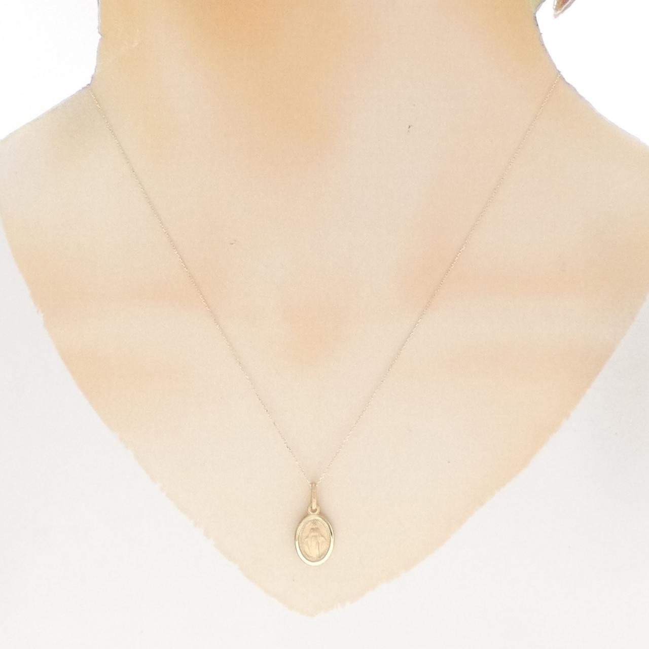 Authentic UnoAerre 375YG/K10YG Necklace #270-004-345-7844