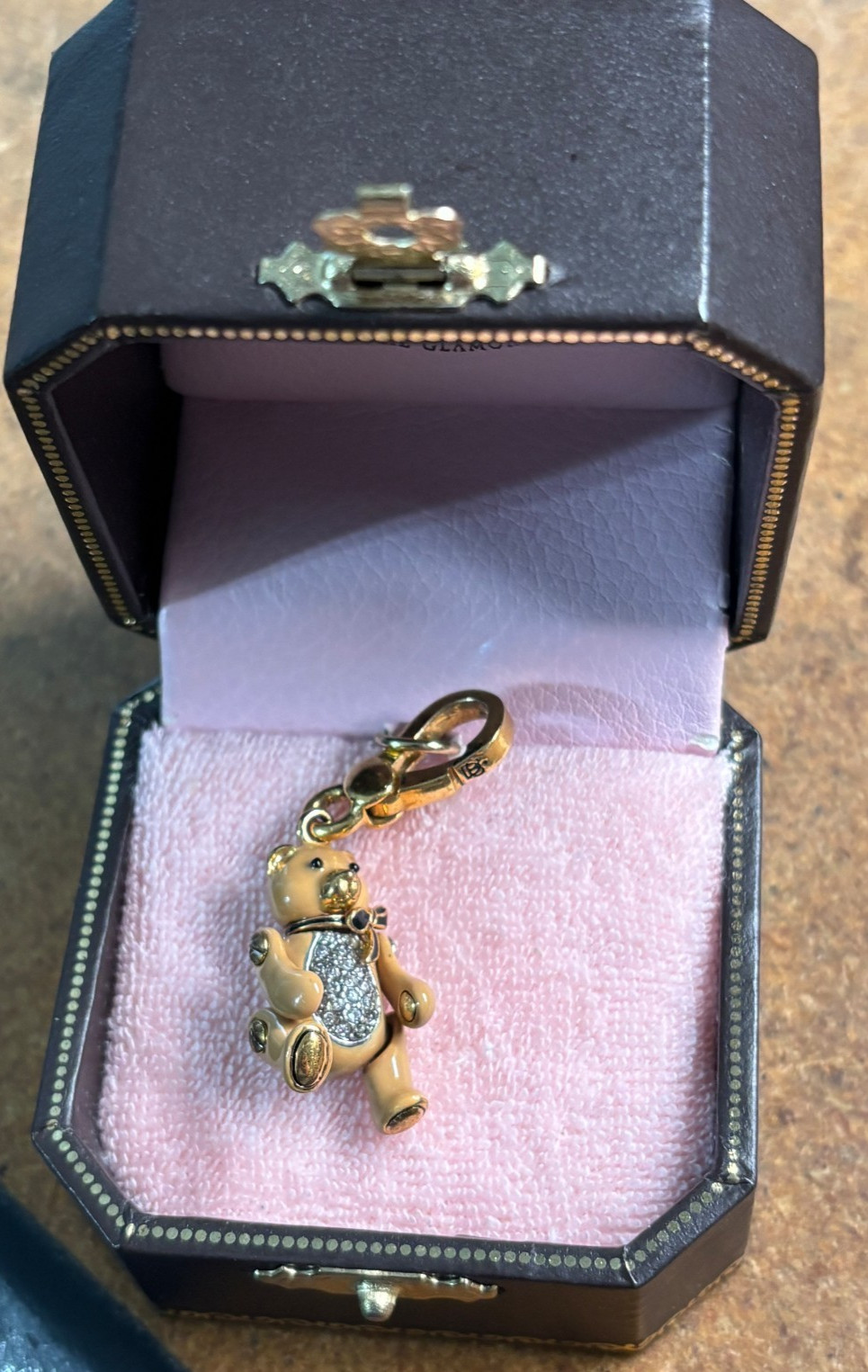 Vtg JUICY COUTURE Articulated BEAR CHARM Retired + Box OTHER CHARMS LISTED