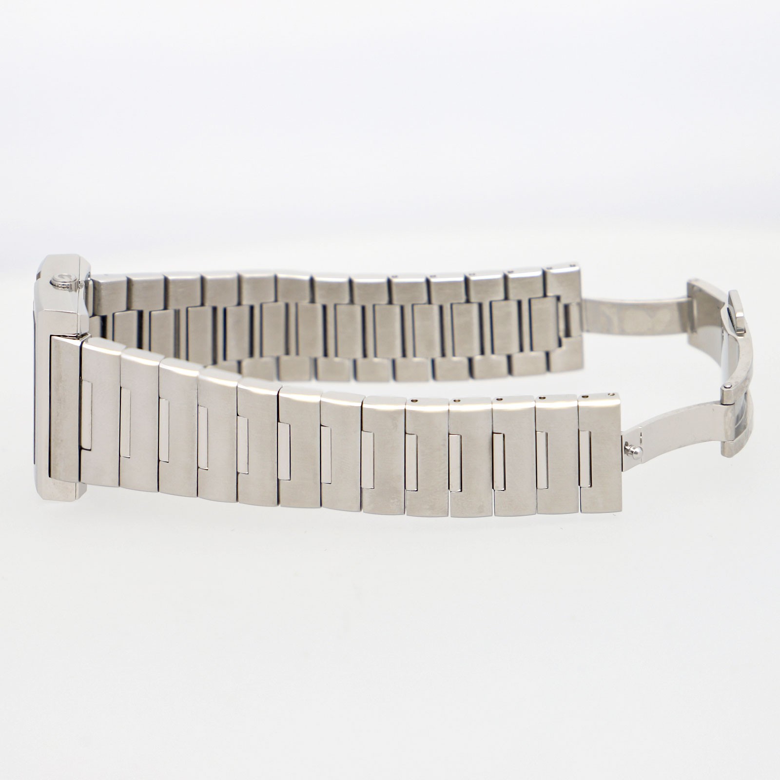 GUCCI 100L G rectangle Stainless Steel Women’s