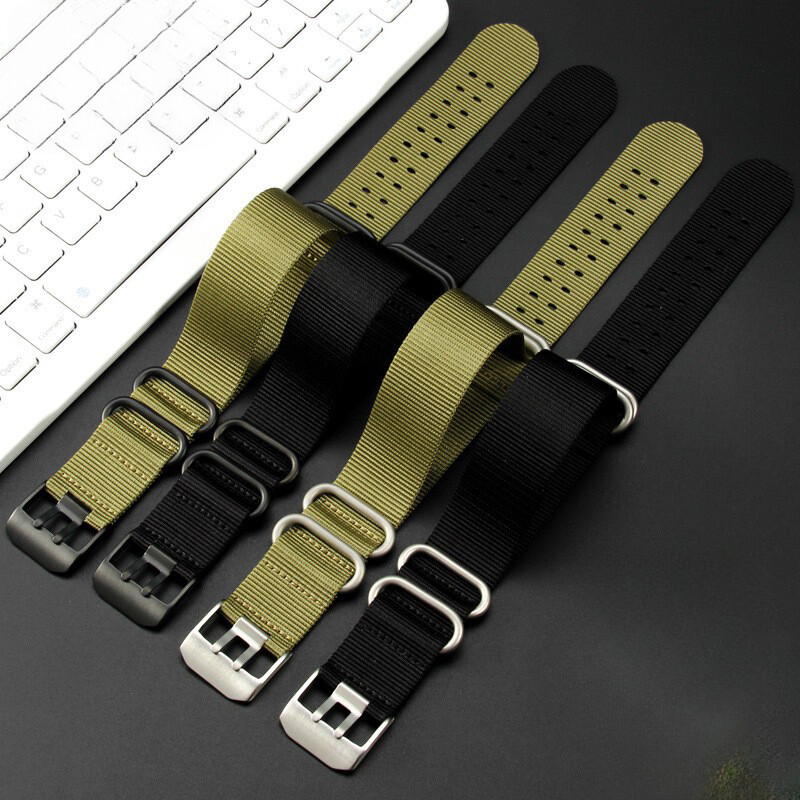 High Quality Nylon Canvas Watch Band Straps Mens Military 22/23mm for Luminox